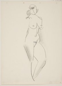 Standing Nude Woman, Turned to the Right