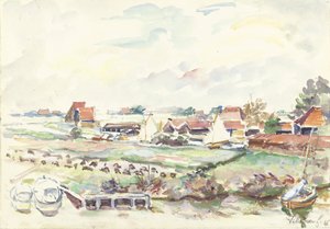 Landscape in Friesland