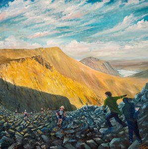 Dick Leads the Billies at Checkpoint 7 by Vincent Alexander Booth