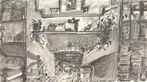 Fireside by Candlelight by Vincent Alexander Booth