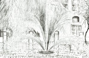 Manchester Fountain, 2005 by Vincent Alexander Booth