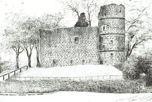 Ruin at Strathaven, 2012