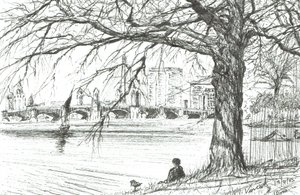 The Charles River, Boston. 2003 by Vincent Alexander Booth