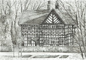 The Gatehouse at Bramhall Park by Vincent Alexander Booth