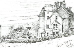 The Jesuit House on the Welsh coast, 2005 by Vincent Alexander Booth