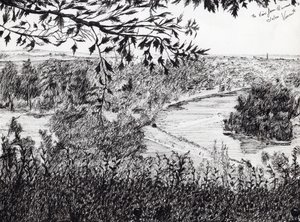 View from Richmond Hill London by Vincent Alexander Booth