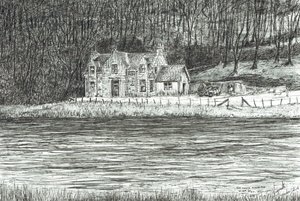 House Across the River Spey by Vincent Alexander Booth