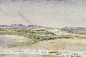 Antelope Hills and Big Canadian River by Vincent Colyer