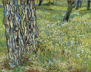 Tree Trunks in the Grass, 1890