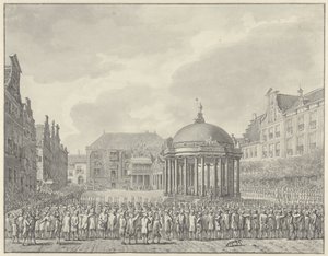 Swearing in of the Government Regulation at the Grote Markt in Haarlem, 5 September 1787