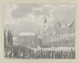 Abolition of the Stadtholdership at the Grote Markt in Haarlem, 1795