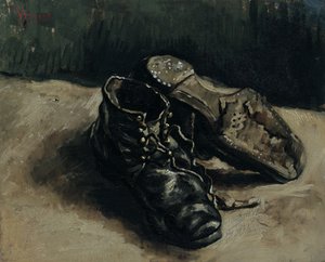 A pair of shoes by Vincent van Gogh