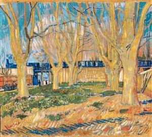 Avenue of Plane Trees near Arles Station