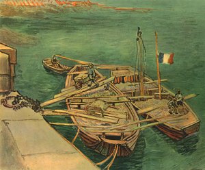 Boats on the Rhône, August 1888, 1947 by Vincent van Gogh