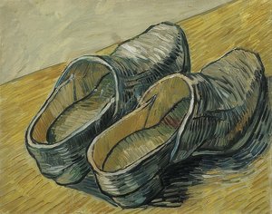 A Pair of Leather Clogs. 1889 by Vincent van Gogh