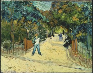 Entrance to the Public Gardens in Arles by Vincent van Gogh