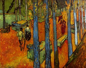 Falling leaves (Les Alyscamps)