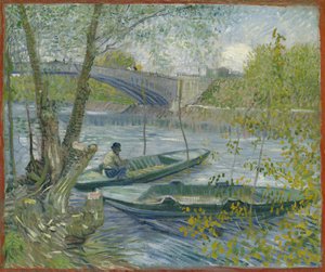 Fishing in Spring, the Pont de Clichy Asnières by Vincent van Gogh