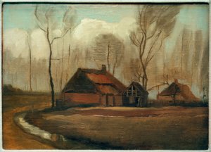 Homestead after the Rain by Vincent van Gogh