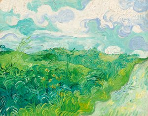 Green Wheat Fields, Auvers