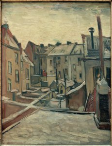 Backyards in Antwerp by Vincent van Gogh