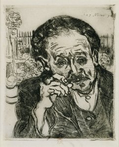 Man with a Pipe: Portrait of Doctor Gachet by Vincent van Gogh