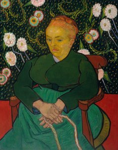 La Berceuse Woman Rocking a Cradle, Augustine-Alix Pellicot Roulin by Vincent van Gogh
