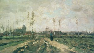 Landscape with a Church and Houses, Nuenen by Vincent van Gogh