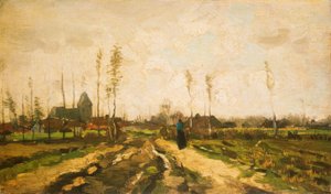 Landscape with Church and Houses by Vincent van Gogh