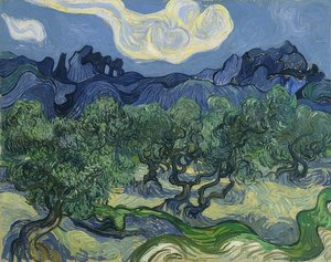 Olive Trees. 1889 by Vincent van Gogh
