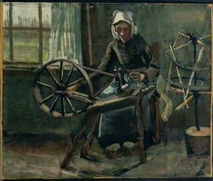 Peasant Woman Winding Bobbins