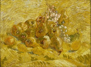 Quinces, Lemons, Pears and Grapes
