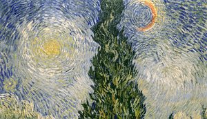 Road with Cypresses