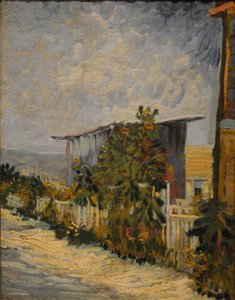 Shed at the Montmartre with Sunflower
