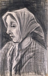 Sien, Facing Left by Vincent van Gogh