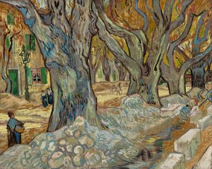 The Large Plane Trees Road Menders at Saint-Rémy, 1889