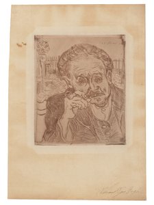 The Man with the Pipe: Portrait of Doctor Gachet by Vincent van Gogh