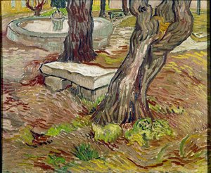 The Park of the Saint Paul Asylum in Saint-Remy