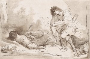 Cephalus and Procris, 1764-98 by Vincenzio Vangelisti
