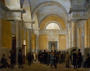 Interior of Palazzo San Giacomo in Naples