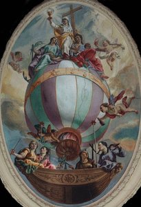 Virtue on a Balloon by Vincenzo Angelo Orelli