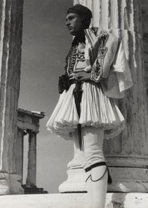 Greek Soldier on the Acropolis, Athens, from the 