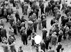 Groups of Men in Conversation, Italy, c.1960