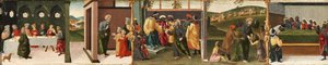 Story of Saint Thomas the Apostle - Saint Thomas Baptises Gundaphorus, and Other Episodes by Vincenzo di Antonio Frediani