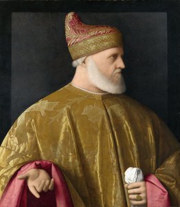 Portrait of the Doge, Andrea Gritti (1455-1538), oil on canvas, ca 1530