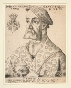 Portrait of Joannes Gemmel by Virgil Solis