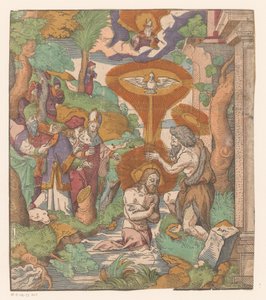 Baptism of Christ by Virgilius Solis