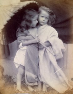 Paul and Virginia Under a Parasol, c.1855-65