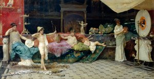 Roman Children at Indoor Archery by Vitorio Capobianchi