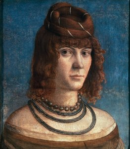 Portrait of Courtesan by Vittore Carpaccio